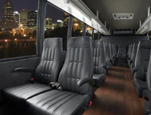 stretch limousine interior